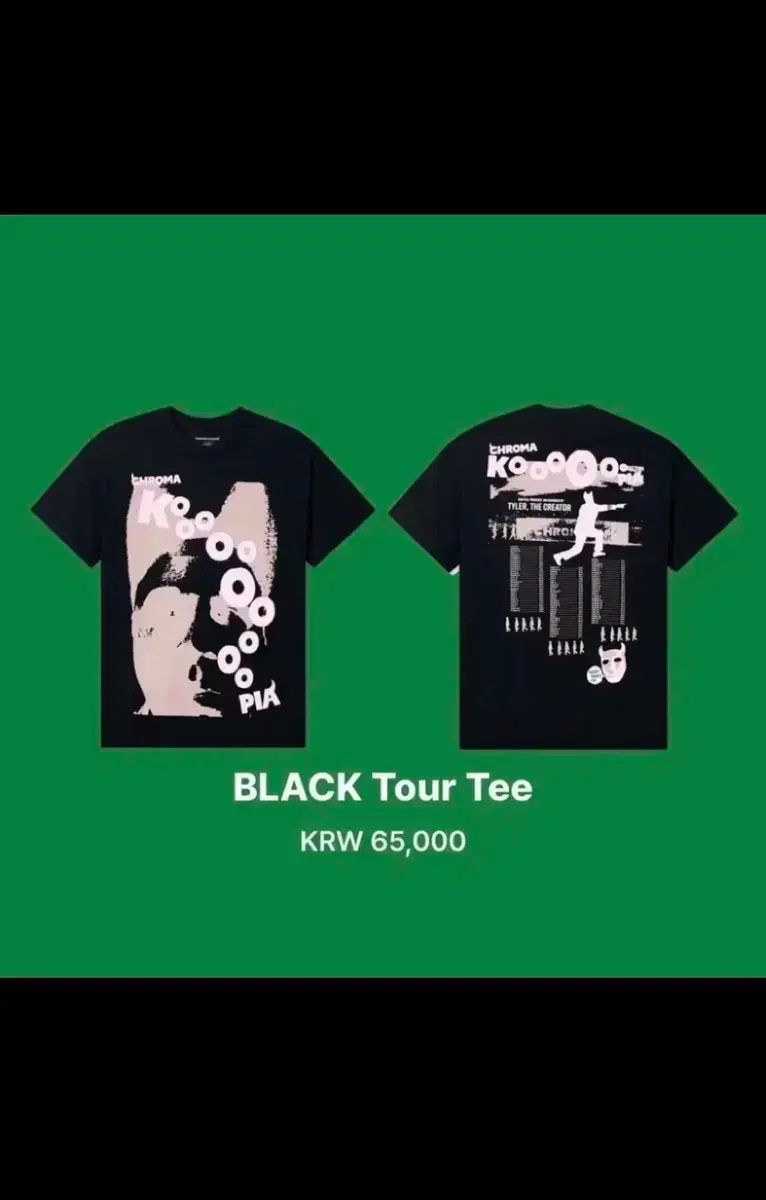 Tyler the creator Tシャツ L LIKE HIM TOUR Tyler, The Creator Chromakopia Tour Merch Like Him T-shirts